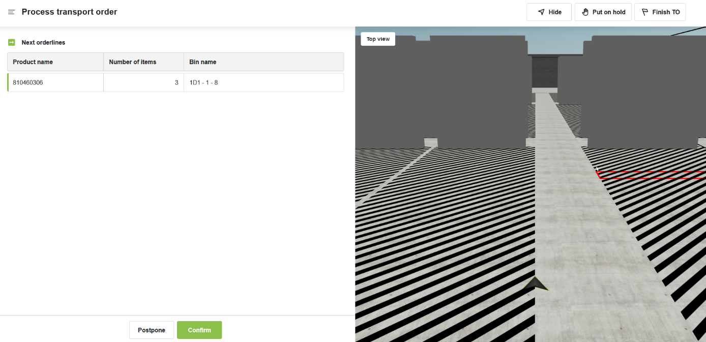 Onboard-Staplernavigation mit optimaler Routenführung