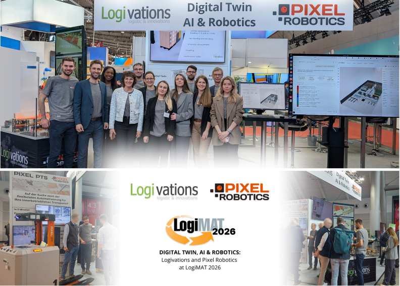 Rückblick LogiMAT 2026 — Logivations und Pixel Robotics